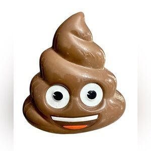 Emoji Poop Bank Shelf Sitter - Office Decor - Brown